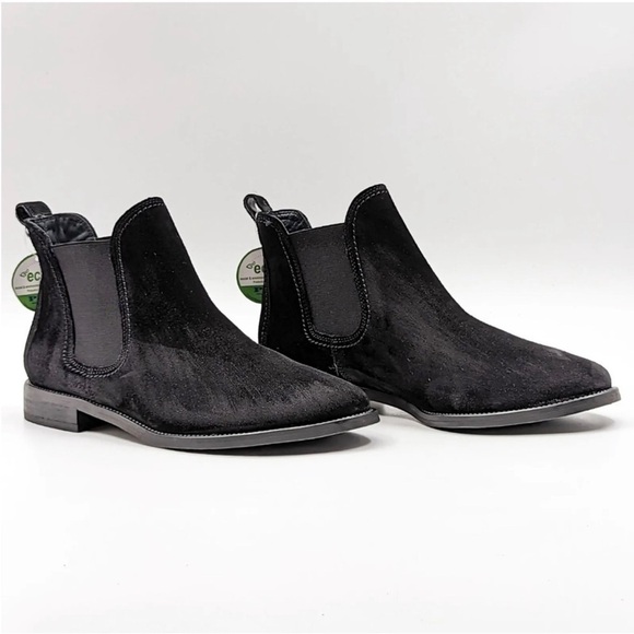 Paul Green Women Jax Fine Black Suede Chelsea Boots size Austrian 6.5/US 9 - Picture 1 of 10